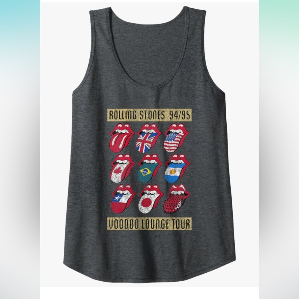 Rolling Stones Voodoo Lounge Official Merch Tank Top